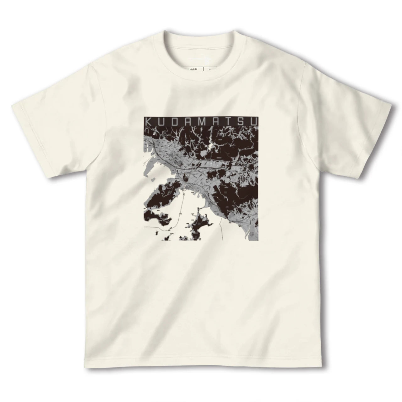 【下松(山口県)】地図柄ヘビーウェイトTシャツ