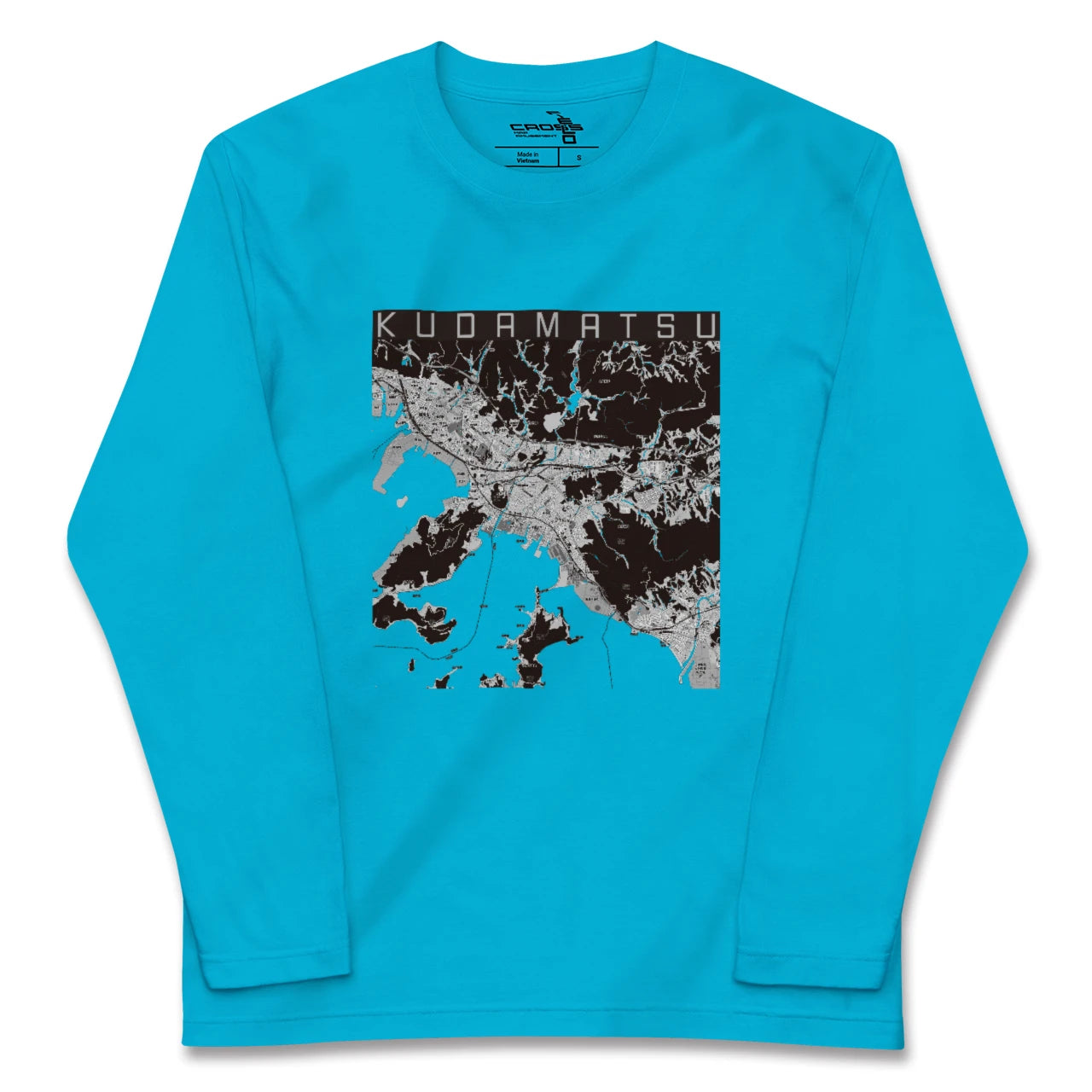 【下松(山口県)】地図柄ロングスリーブTシャツ