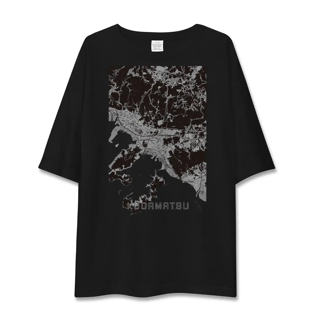 【下松(山口県)】地図柄ビッグシルエットTシャツ