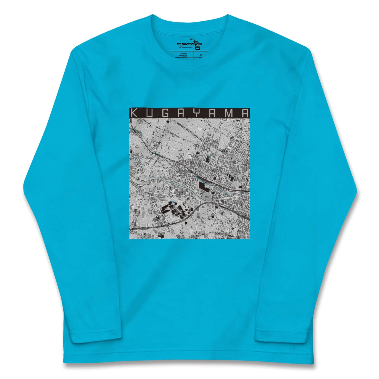 【久我山(東京都)】地図柄ロングスリーブTシャツ