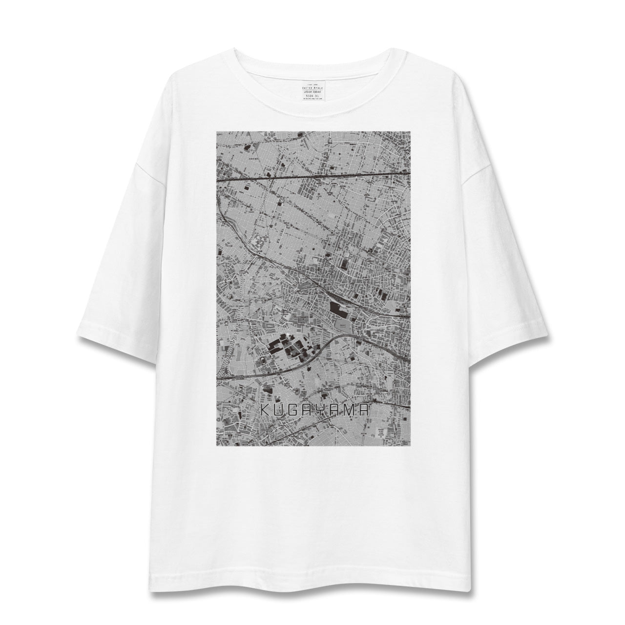 【久我山(東京都)】地図柄ビッグシルエットTシャツ
