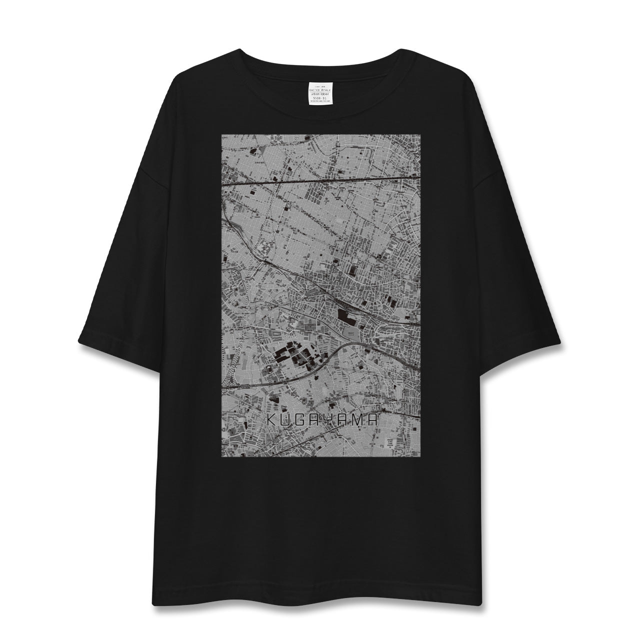 【久我山(東京都)】地図柄ビッグシルエットTシャツ