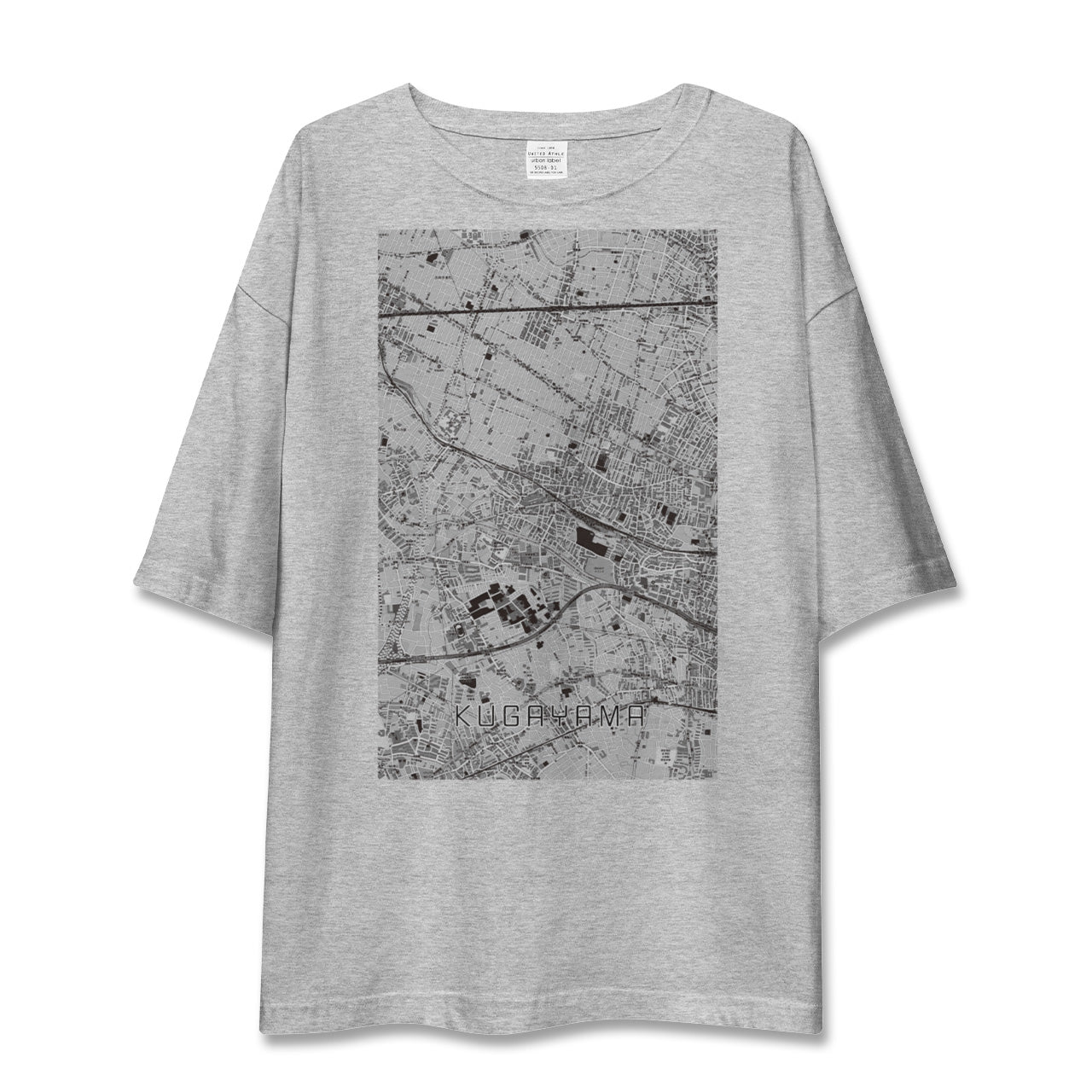 【久我山(東京都)】地図柄ビッグシルエットTシャツ