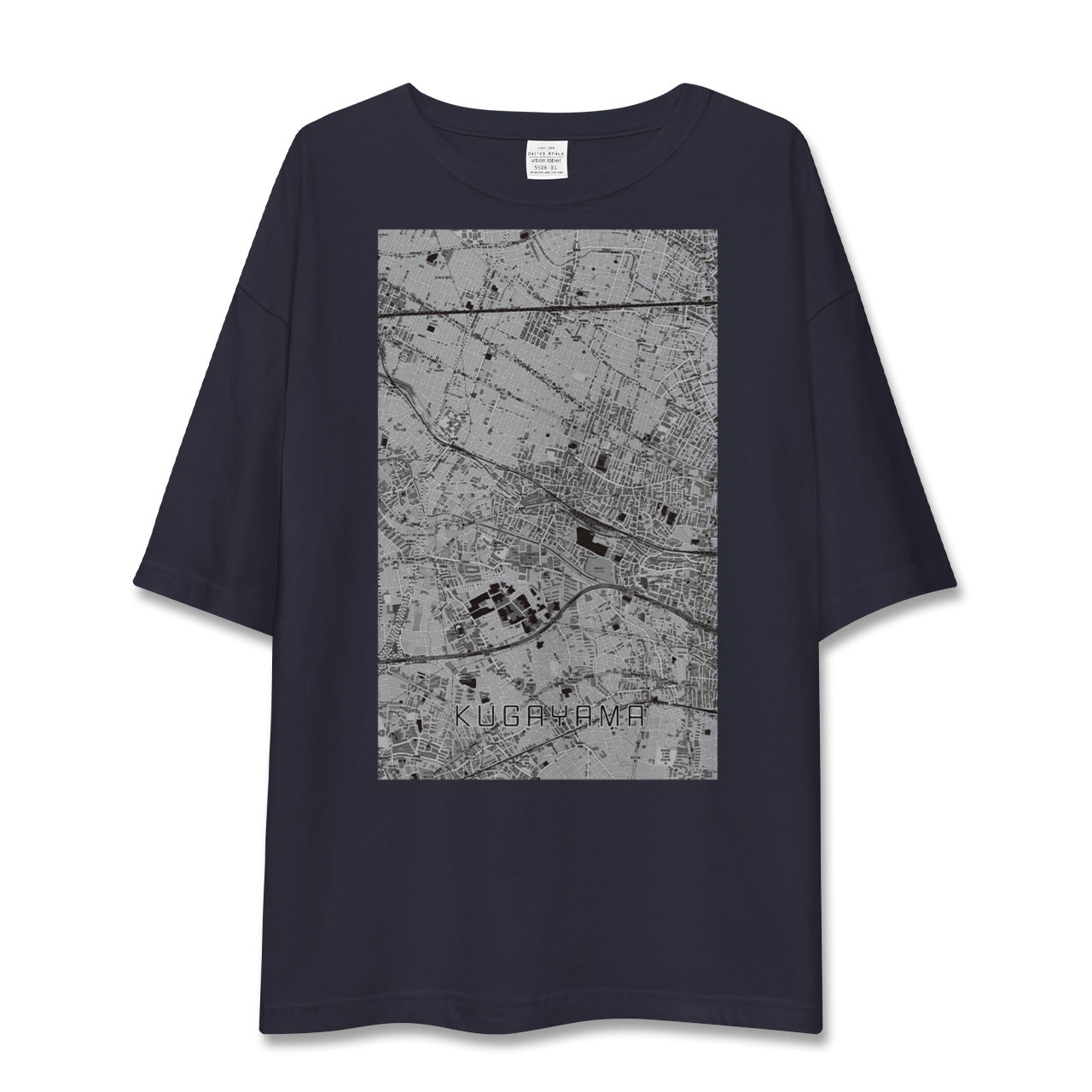 【久我山(東京都)】地図柄ビッグシルエットTシャツ