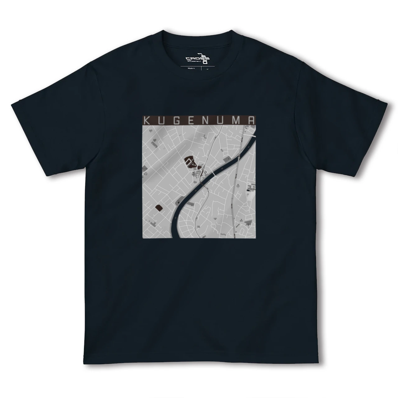 【鵠沼(神奈川県)】地図柄ヘビーウェイトTシャツ