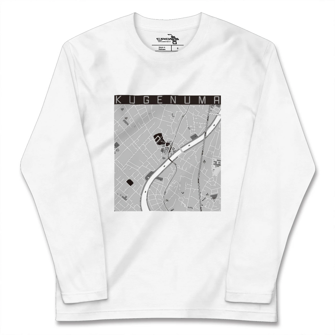 【鵠沼(神奈川県)】地図柄ロングスリーブTシャツ