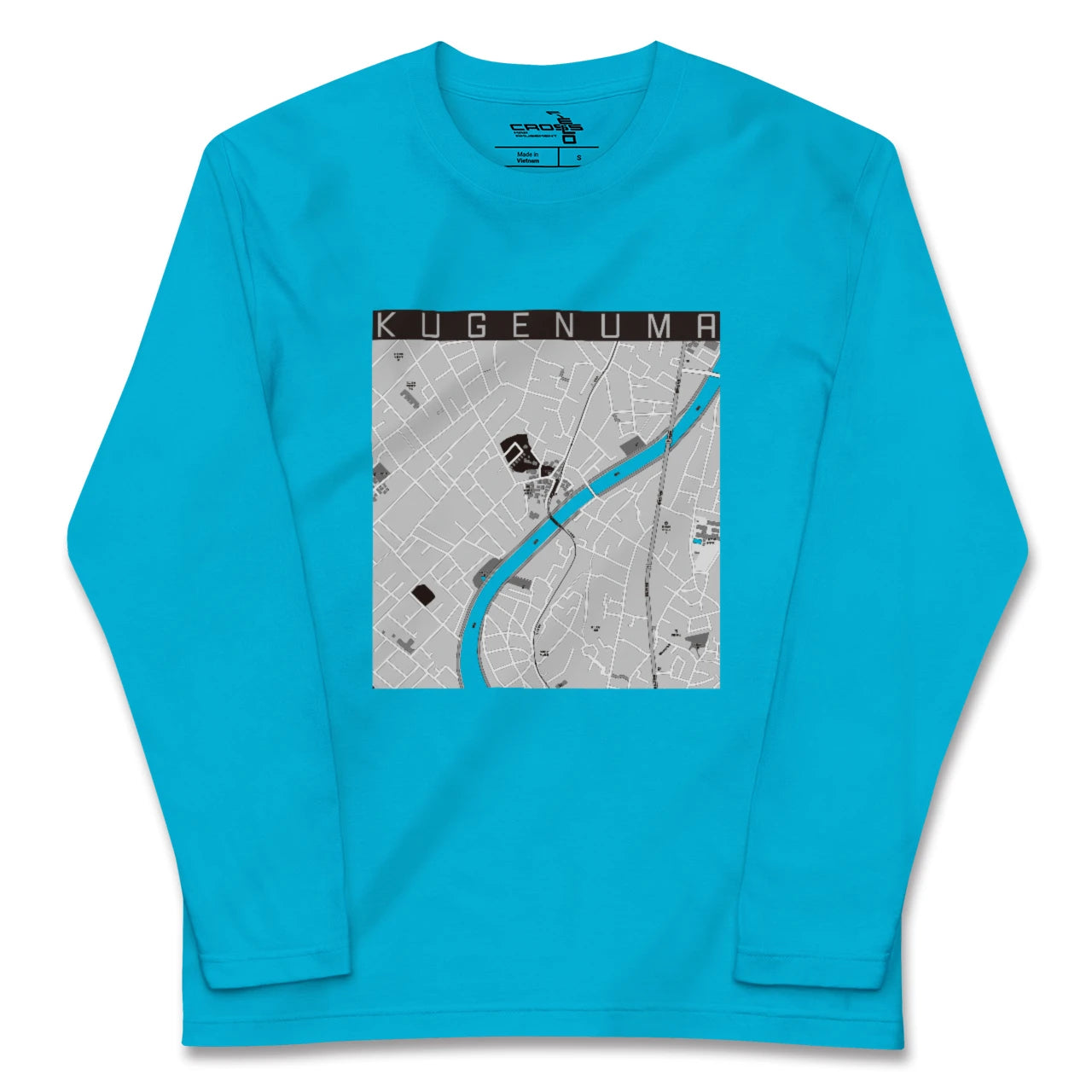 【鵠沼(神奈川県)】地図柄ロングスリーブTシャツ
