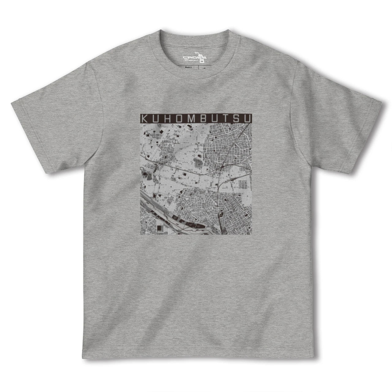 【九品仏(東京都)】地図柄ヘビーウェイトTシャツ