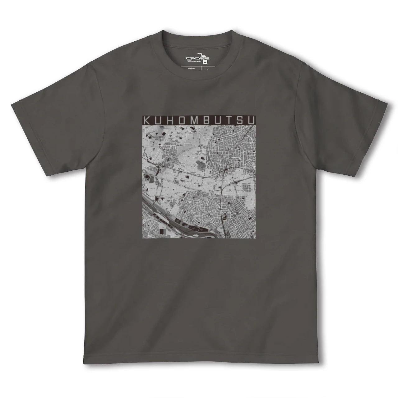 【九品仏(東京都)】地図柄ヘビーウェイトTシャツ