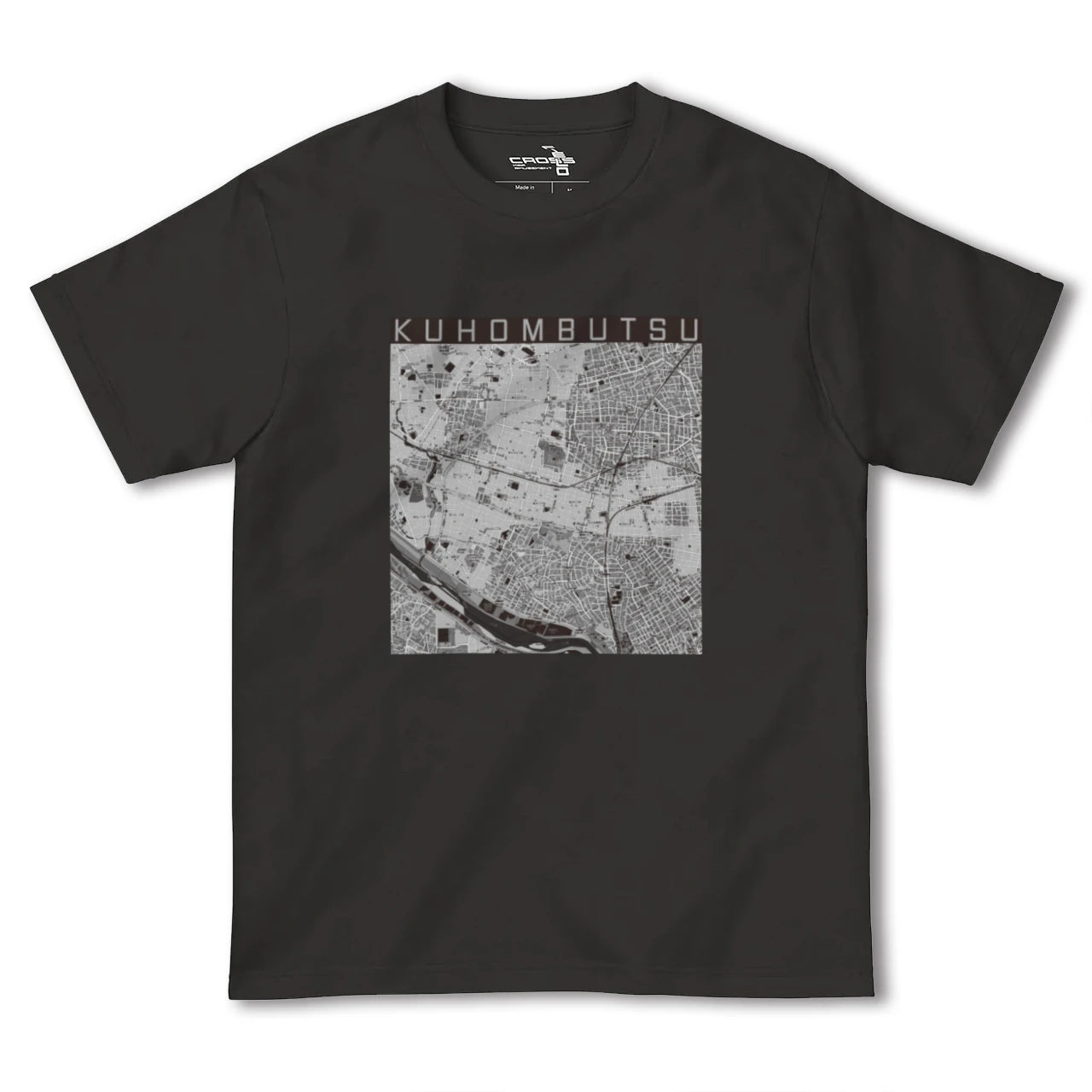 【九品仏(東京都)】地図柄ヘビーウェイトTシャツ