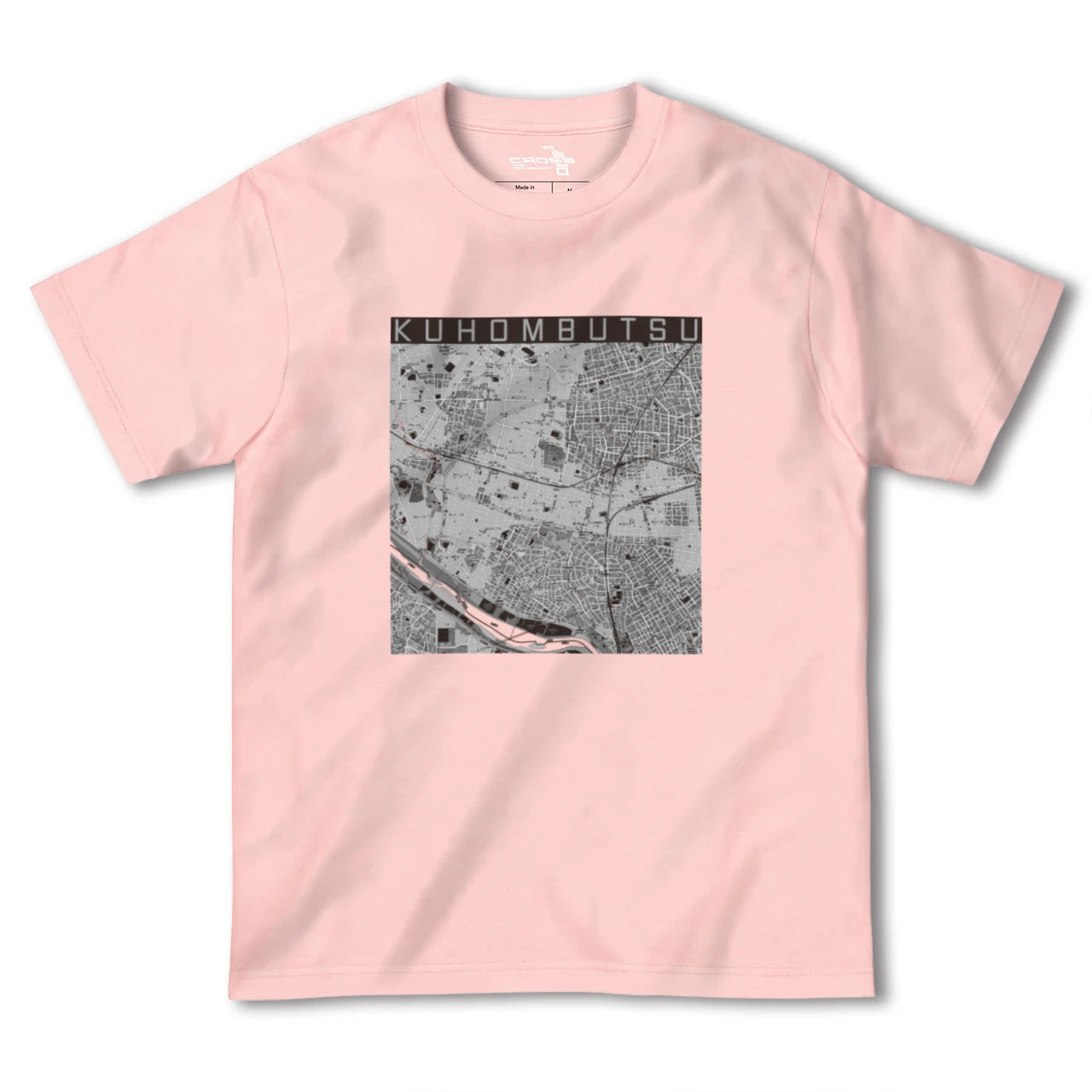 【九品仏(東京都)】地図柄ヘビーウェイトTシャツ