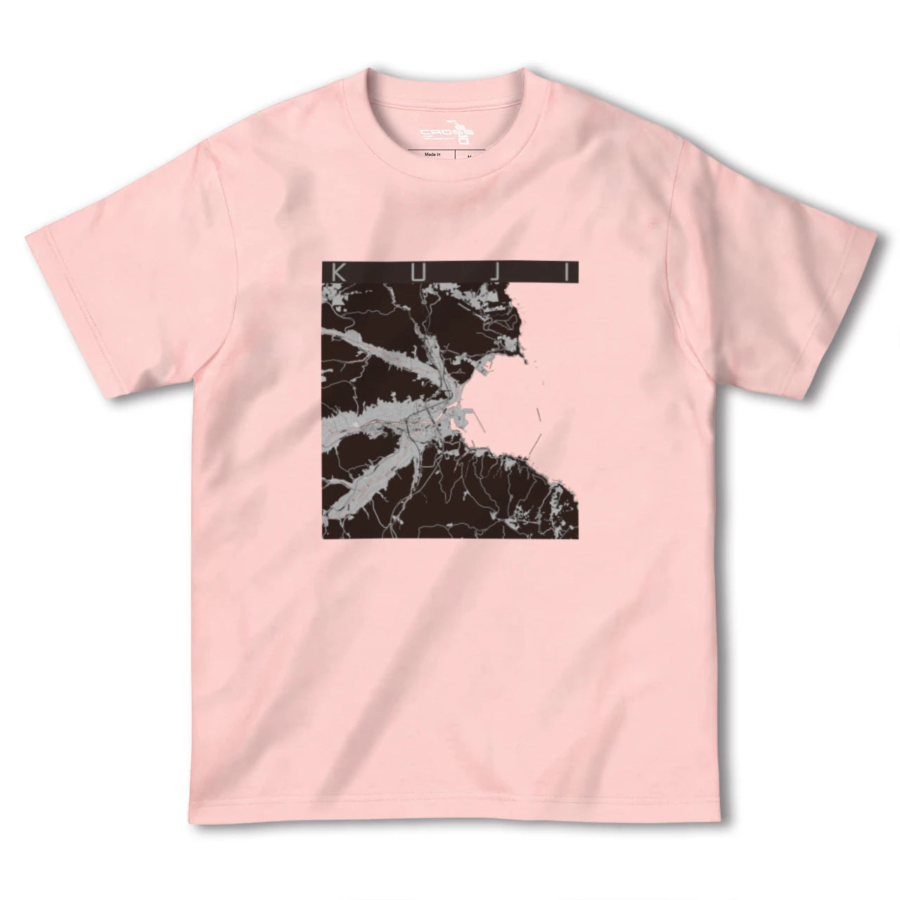 【久慈(岩手県)】地図柄ヘビーウェイトTシャツ