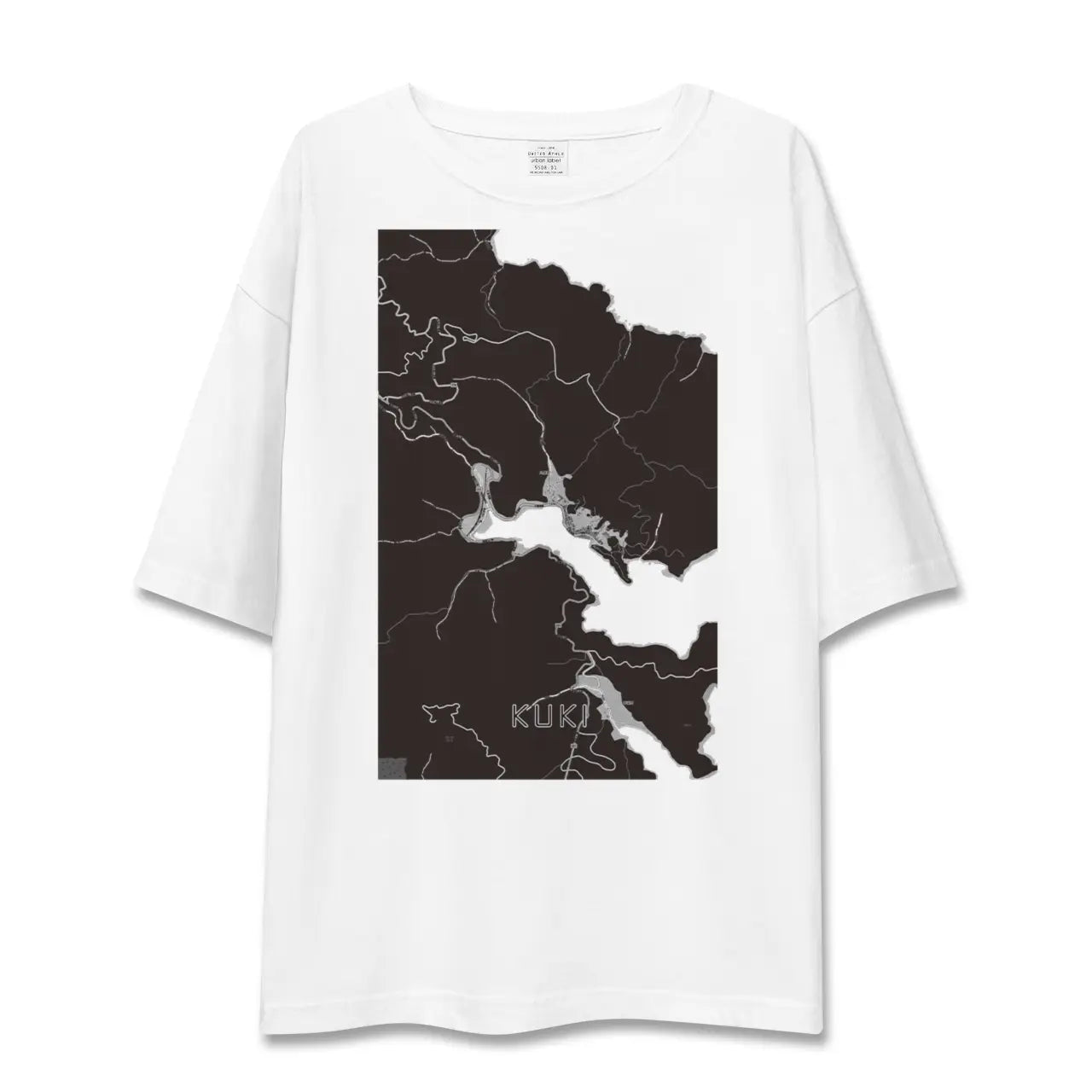 【九鬼(三重県)】地図柄ビッグシルエットTシャツ