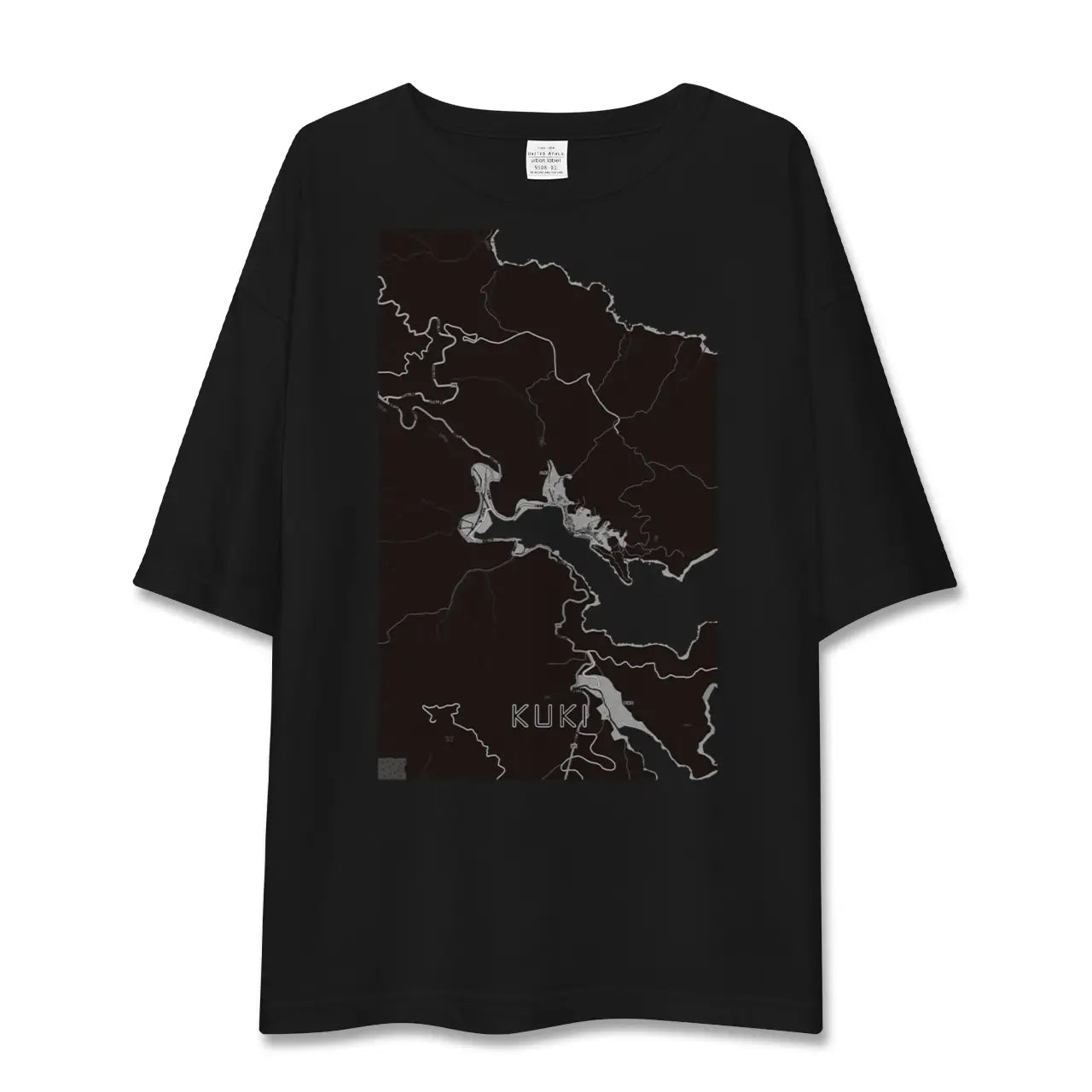 【九鬼(三重県)】地図柄ビッグシルエットTシャツ