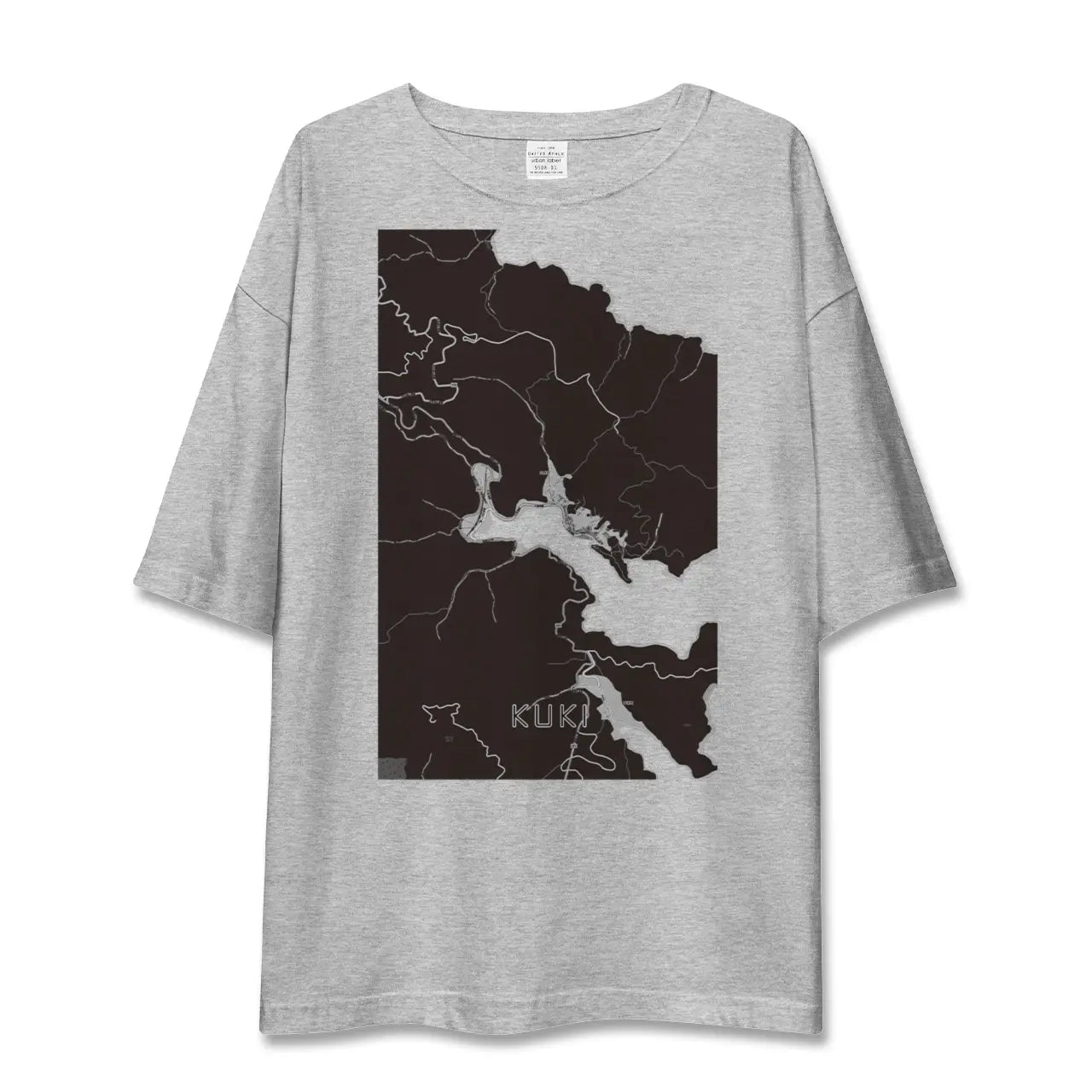 【九鬼(三重県)】地図柄ビッグシルエットTシャツ