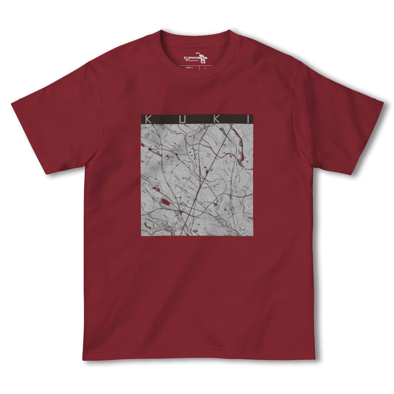 【久喜(埼玉県)】地図柄ヘビーウェイトTシャツ