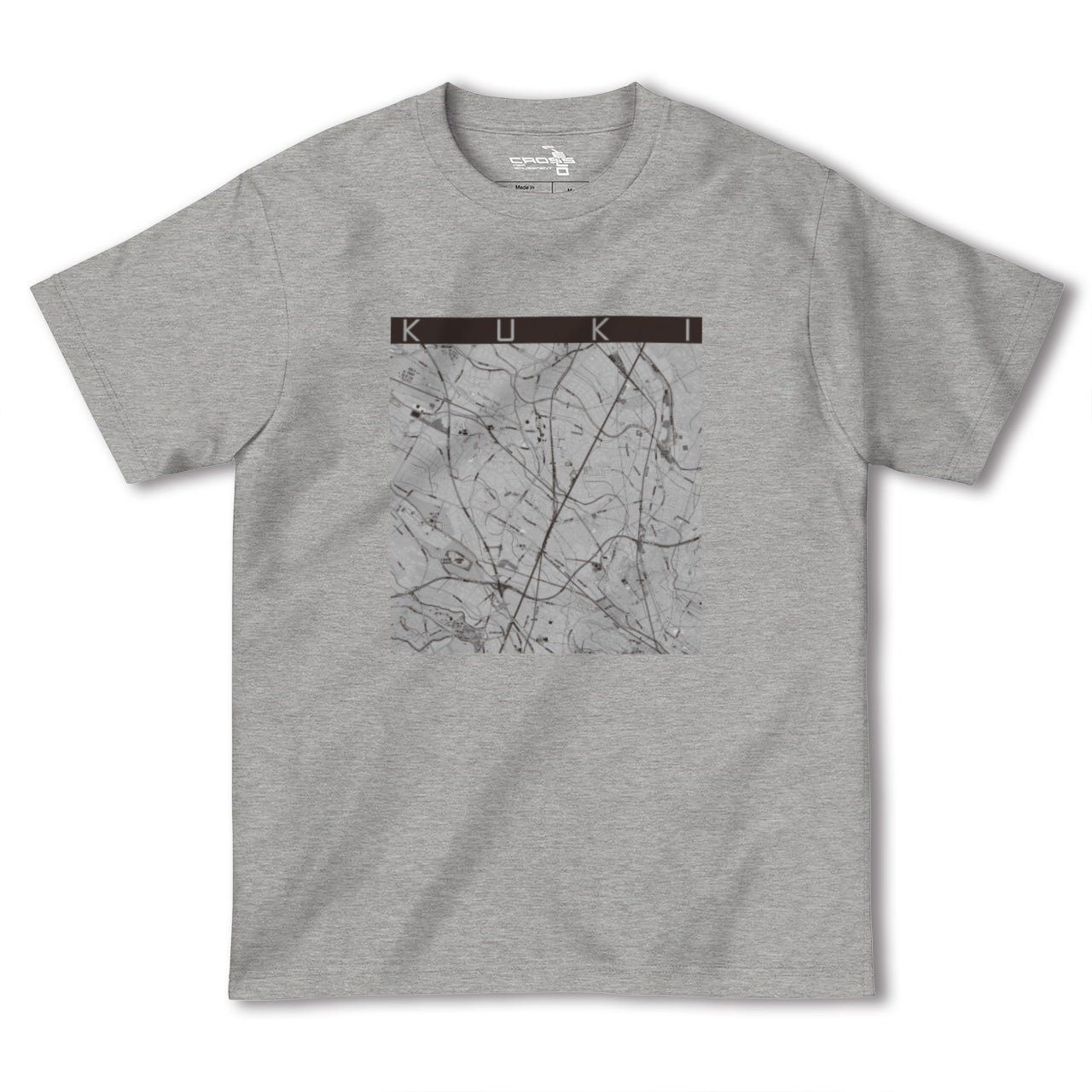 【久喜(埼玉県)】地図柄ヘビーウェイトTシャツ