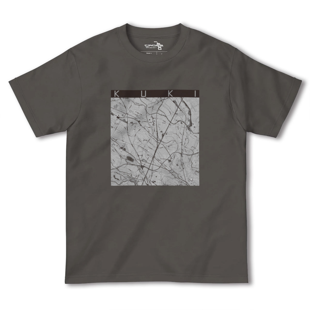 【久喜(埼玉県)】地図柄ヘビーウェイトTシャツ