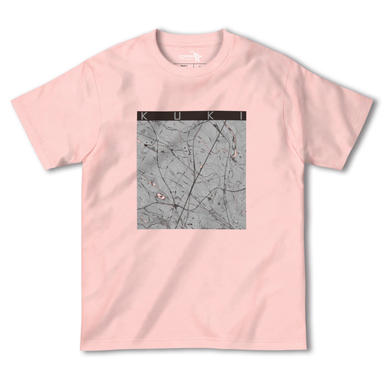 【久喜(埼玉県)】地図柄ヘビーウェイトTシャツ