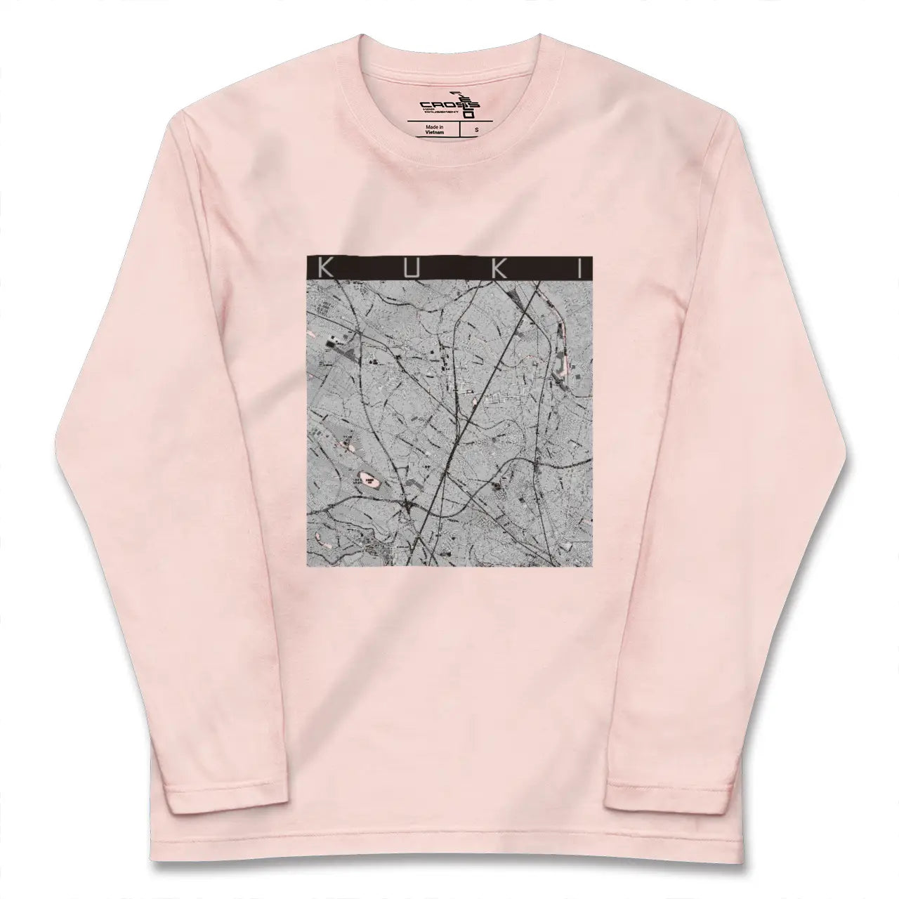 【久喜(埼玉県)】地図柄ロングスリーブTシャツ