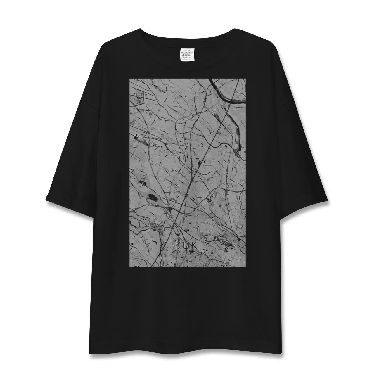 【久喜(埼玉県)】地図柄ビッグシルエットTシャツ