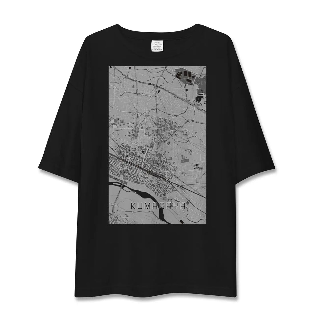 【熊谷(埼玉県)】地図柄ビッグシルエットTシャツ