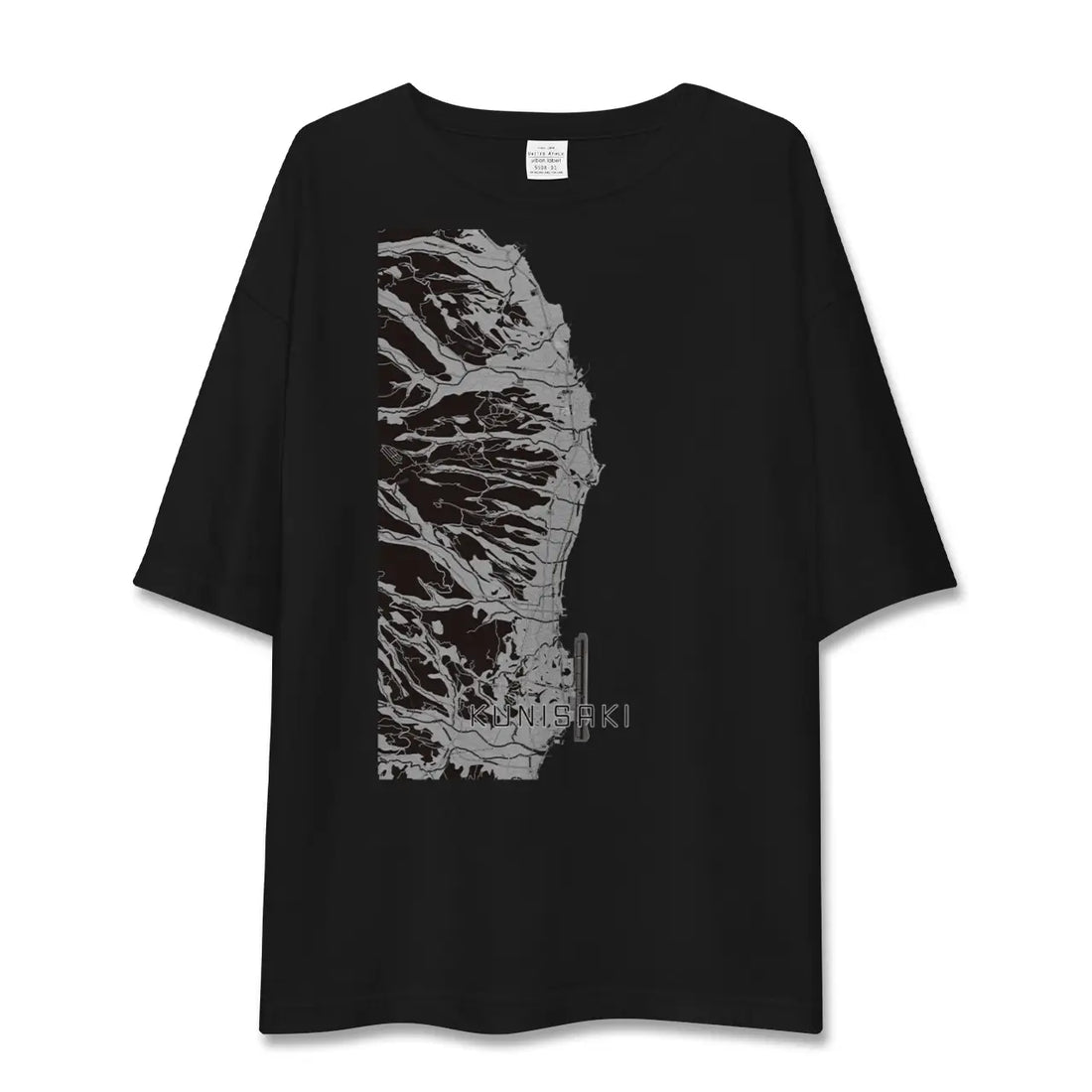 【国東(大分県)】地図柄ビッグシルエットTシャツ
