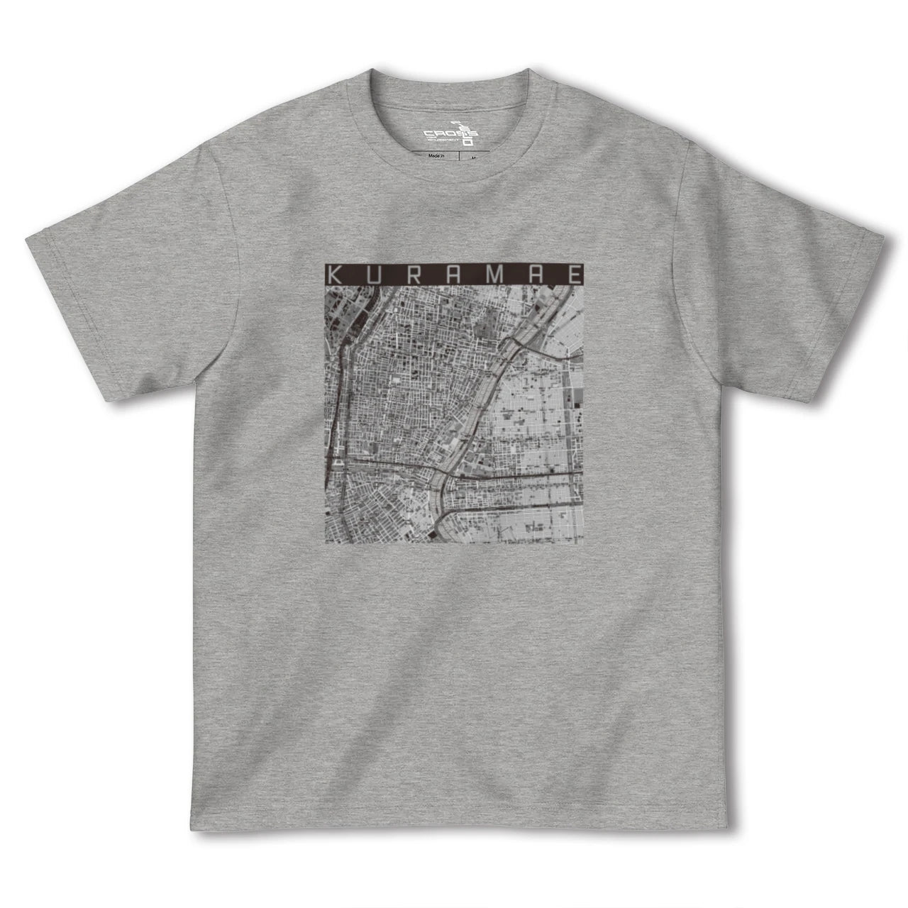 【蔵前(東京都)】地図柄ヘビーウェイトTシャツ