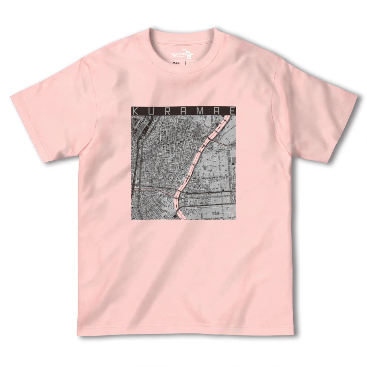 【蔵前(東京都)】地図柄ヘビーウェイトTシャツ
