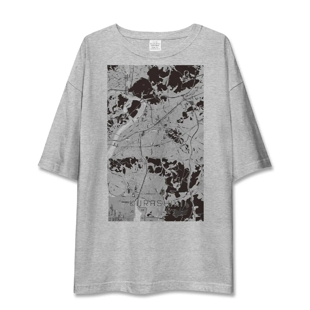 【倉敷(岡山県)】地図柄ビッグシルエットTシャツ