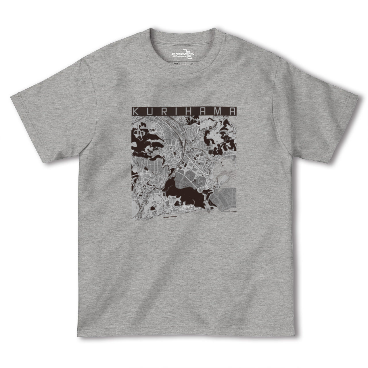 【久里浜(神奈川県)】地図柄ヘビーウェイトTシャツ