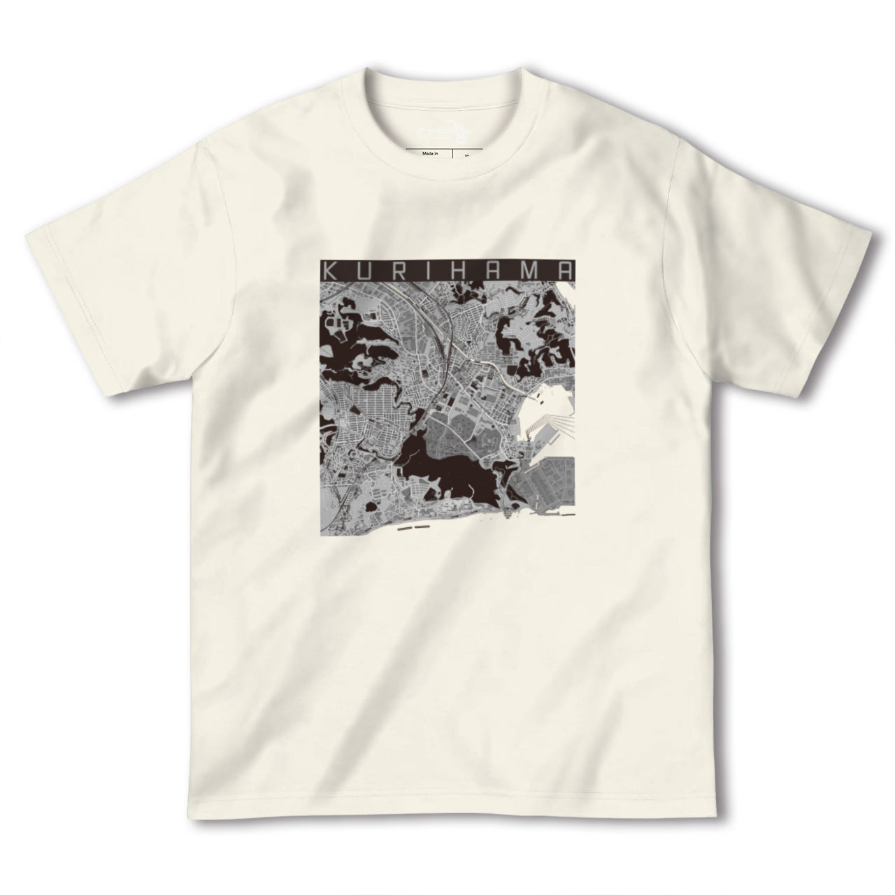 【久里浜(神奈川県)】地図柄ヘビーウェイトTシャツ