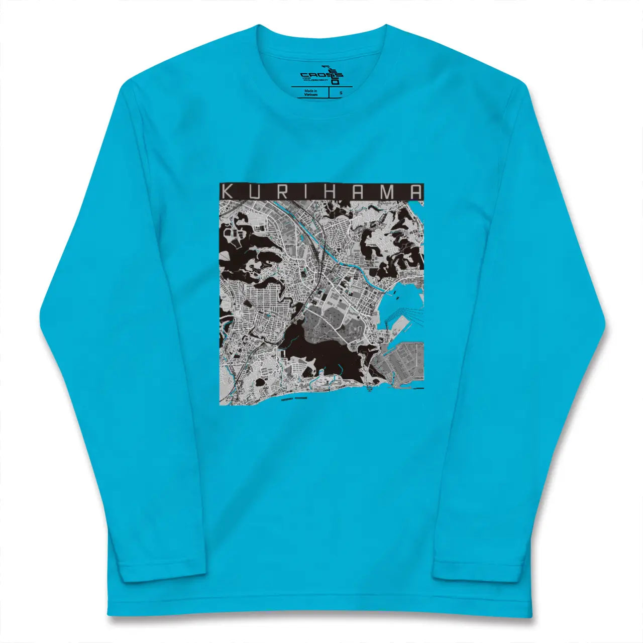 【久里浜(神奈川県)】地図柄ロングスリーブTシャツ