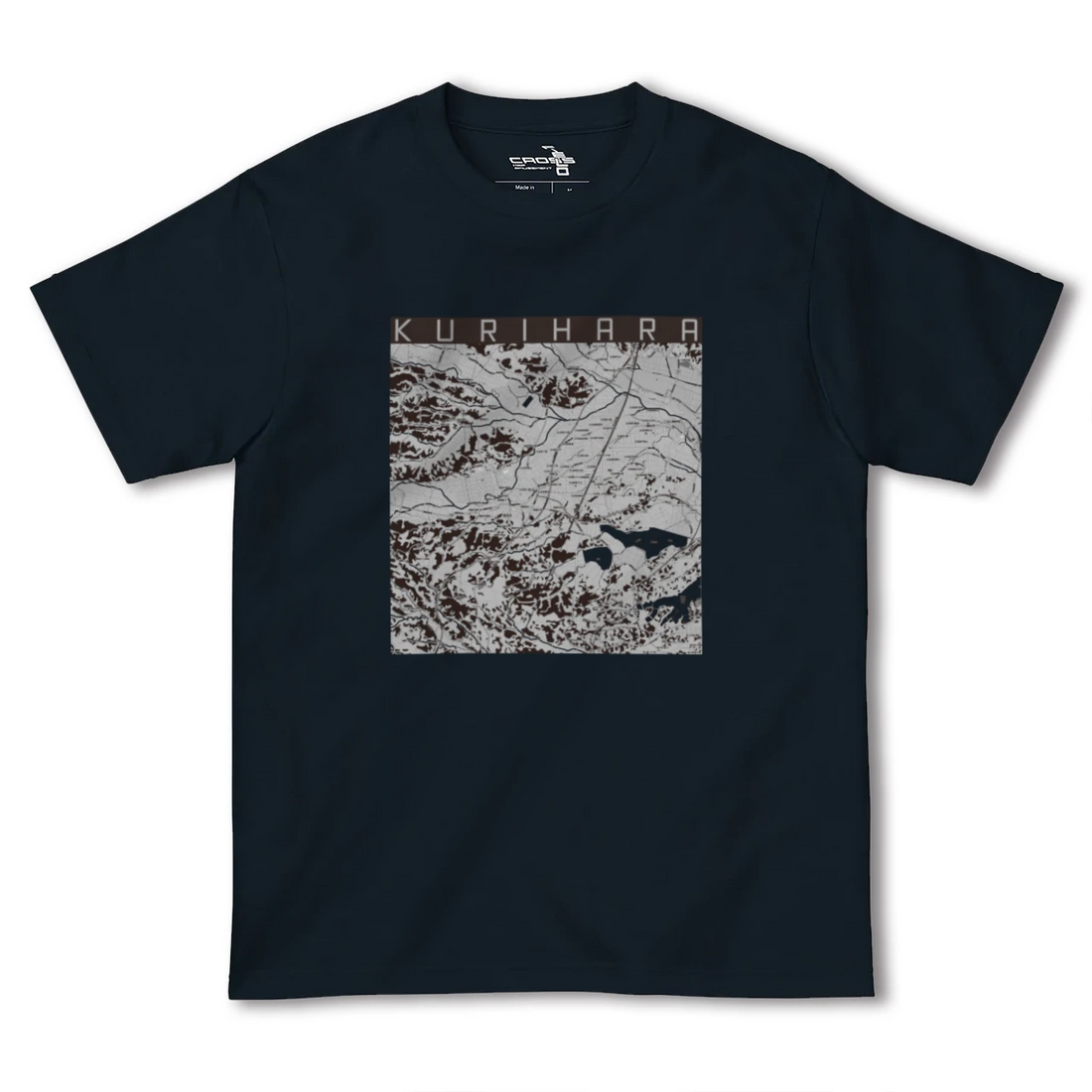 【栗原(宮城県)】地図柄ヘビーウェイトTシャツ