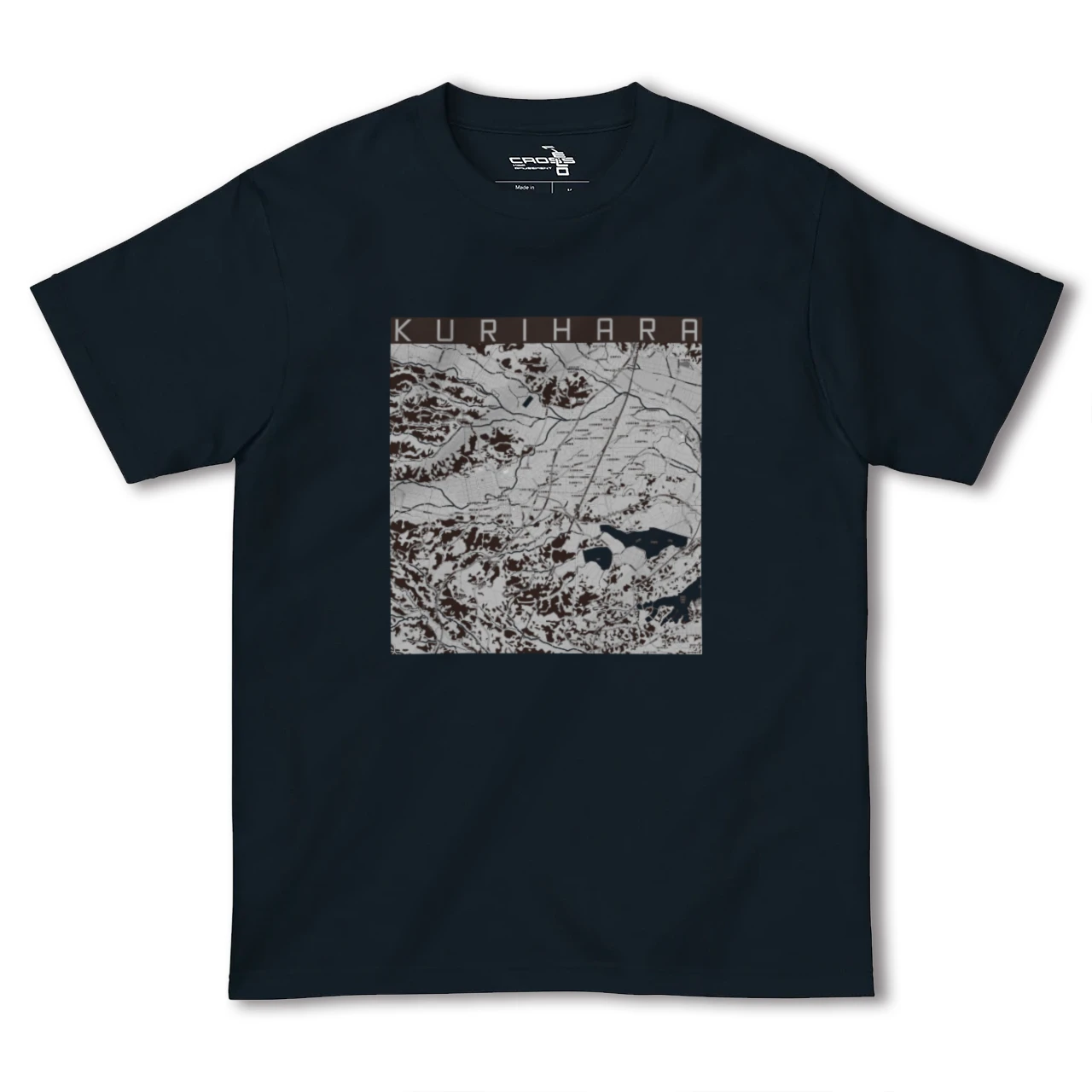 【栗原(宮城県)】地図柄ヘビーウェイトTシャツ