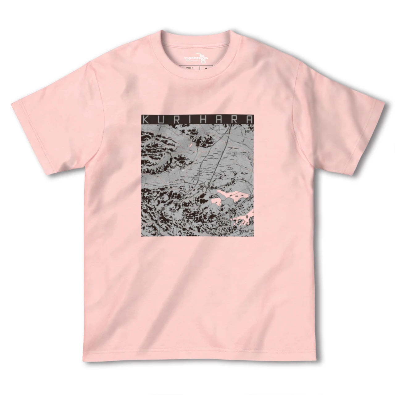 【栗原(宮城県)】地図柄ヘビーウェイトTシャツ