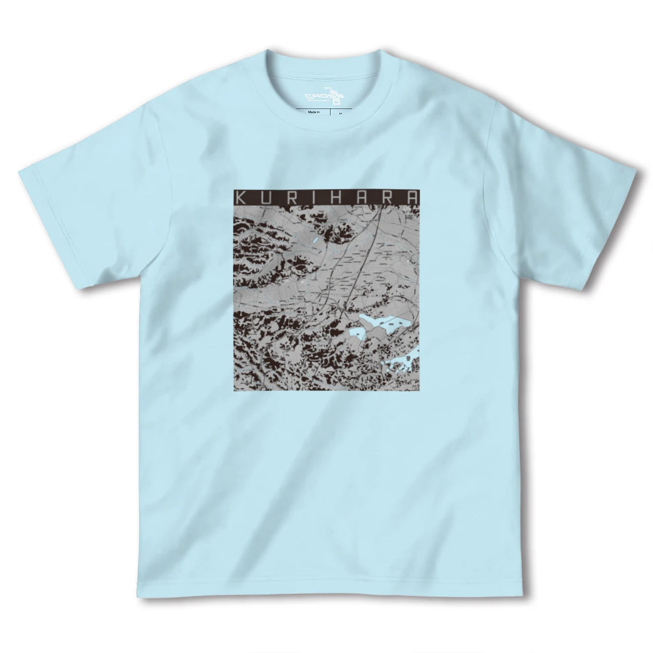 【栗原(宮城県)】地図柄ヘビーウェイトTシャツ