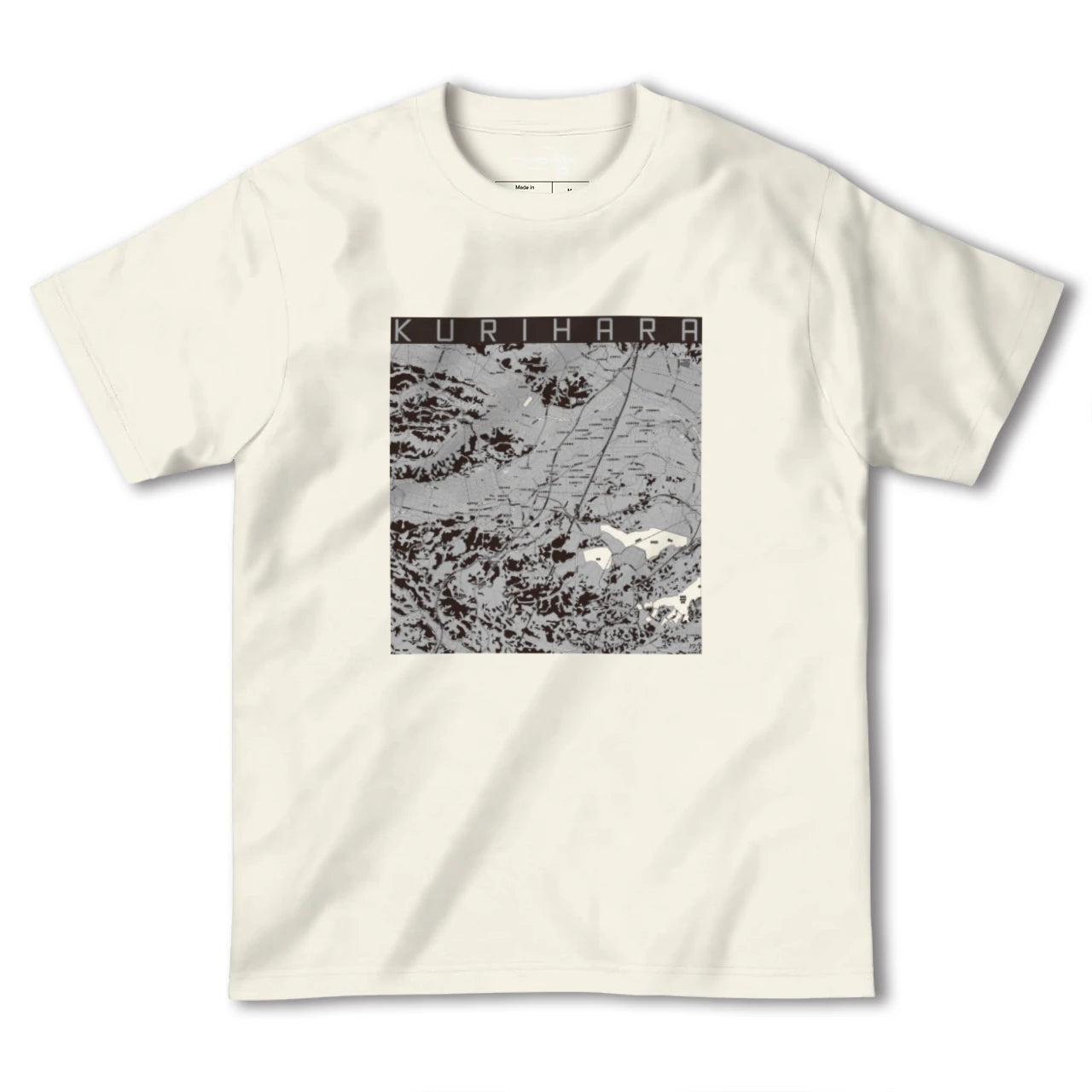 【栗原(宮城県)】地図柄ヘビーウェイトTシャツ