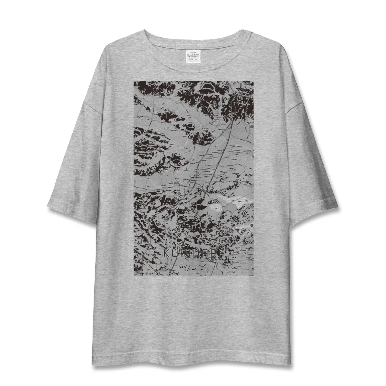 【栗原(宮城県)】地図柄ビッグシルエットTシャツ