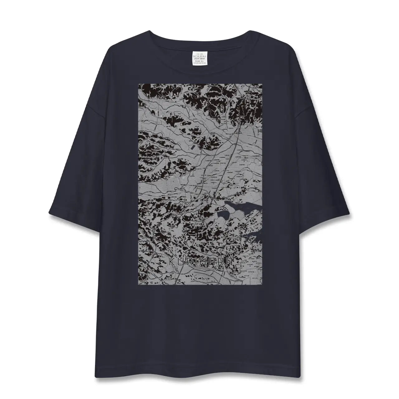 【栗原(宮城県)】地図柄ビッグシルエットTシャツ