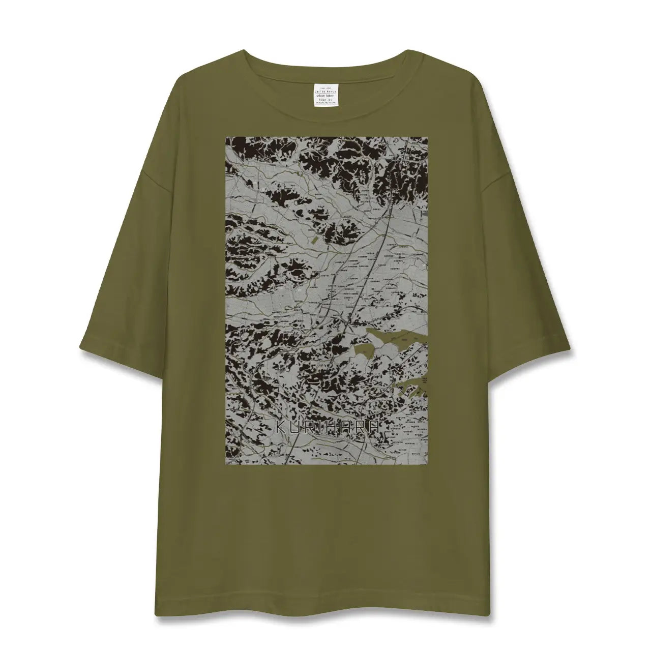 【栗原(宮城県)】地図柄ビッグシルエットTシャツ