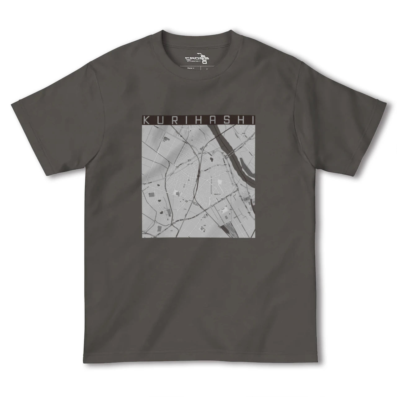 【栗橋(埼玉県)】地図柄ヘビーウェイトTシャツ