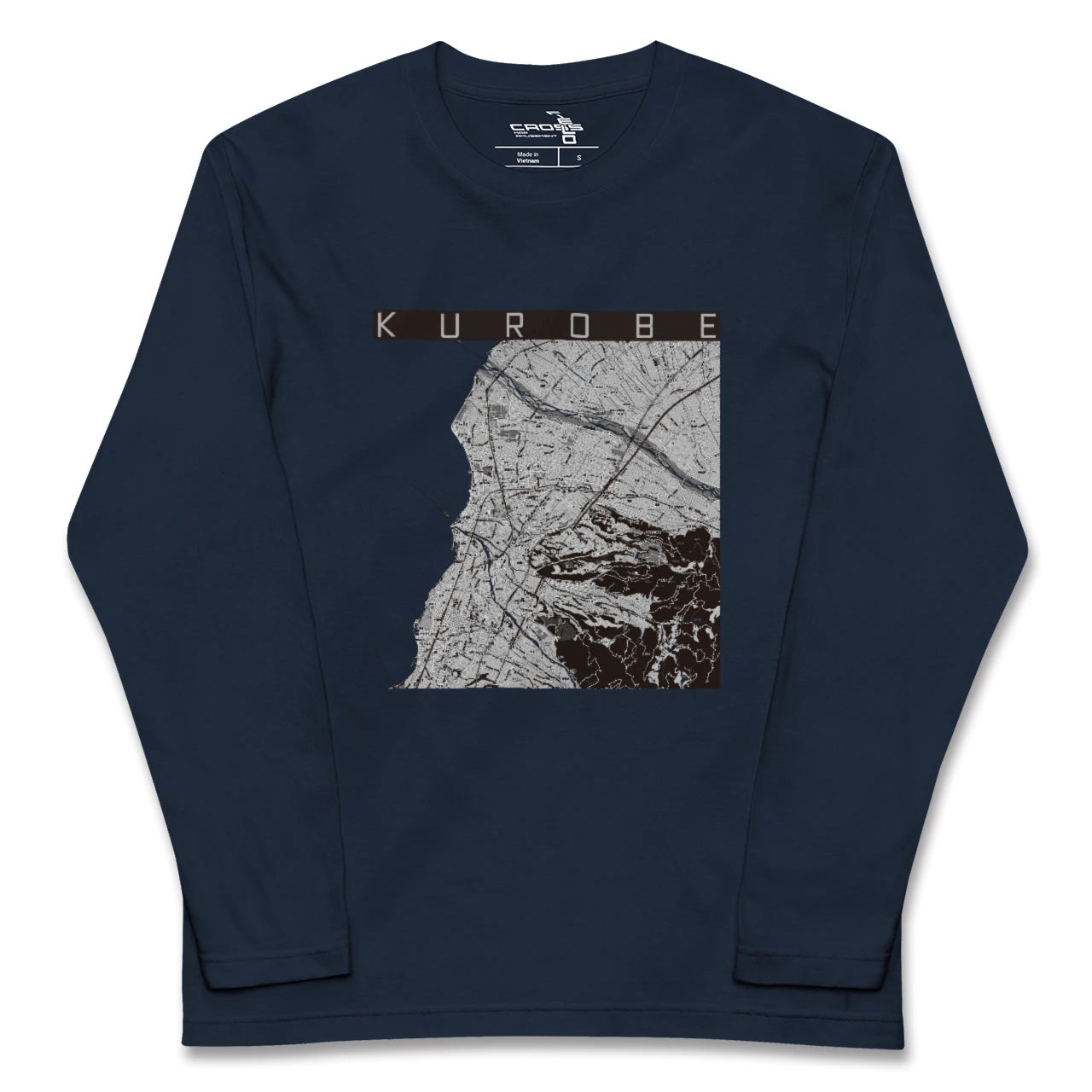 【黒部(富山県)】地図柄ロングスリーブTシャツ