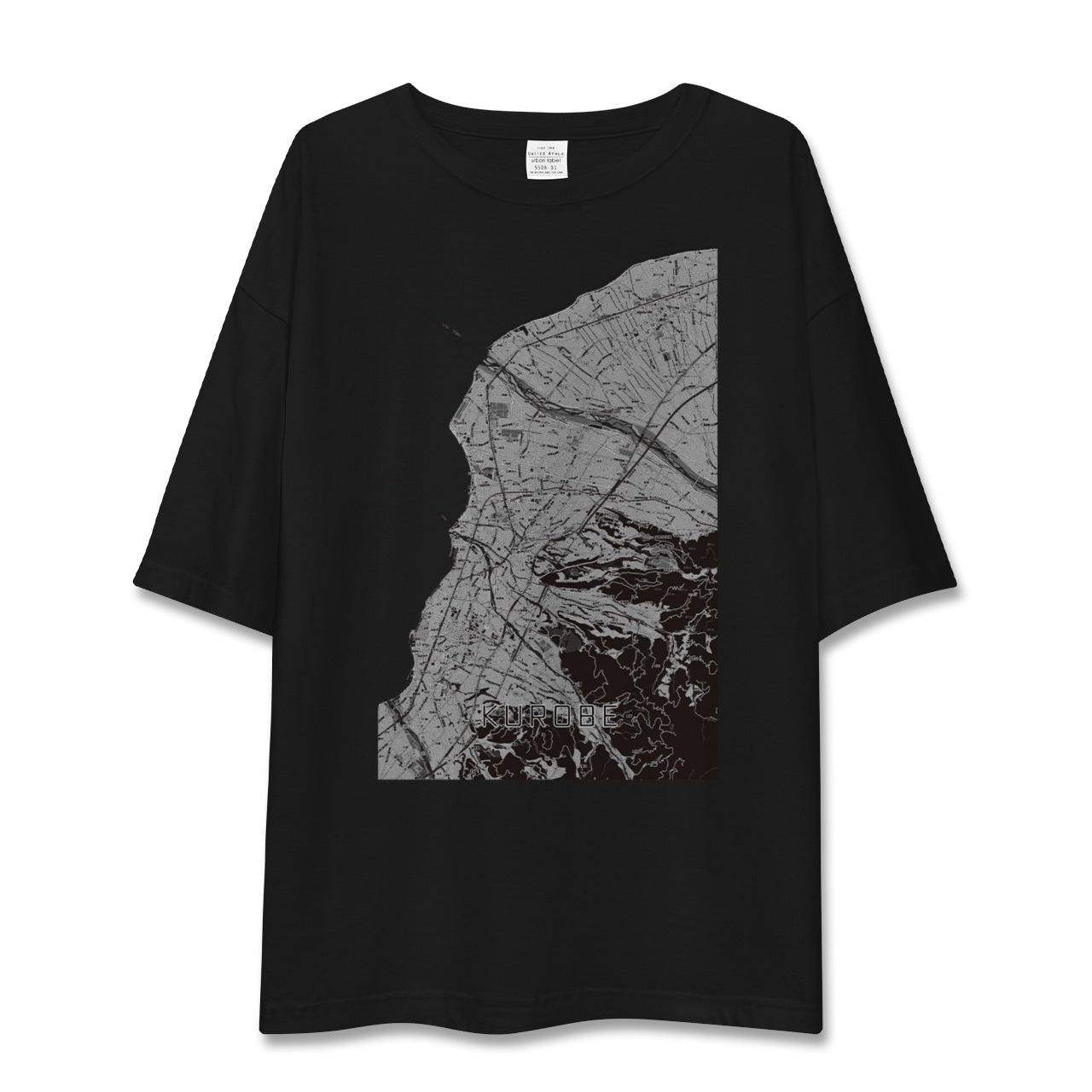 【黒部(富山県)】地図柄ビッグシルエットTシャツ