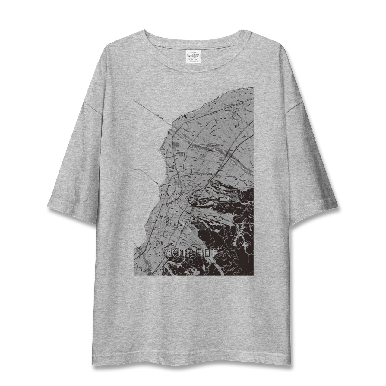 【黒部(富山県)】地図柄ビッグシルエットTシャツ