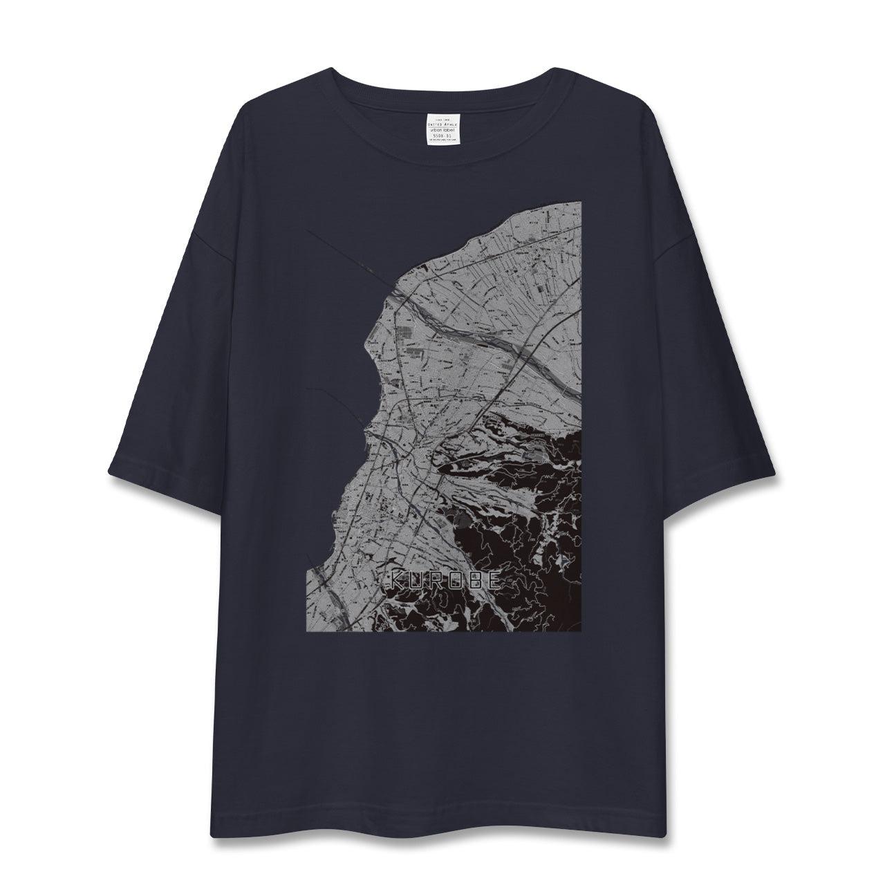 【黒部(富山県)】地図柄ビッグシルエットTシャツ