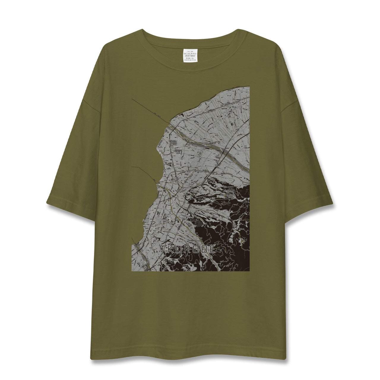 【黒部(富山県)】地図柄ビッグシルエットTシャツ