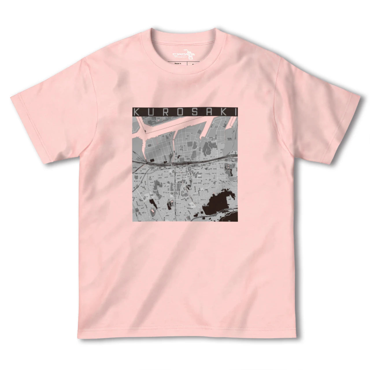 【黒崎(福岡県)】地図柄ヘビーウェイトTシャツ