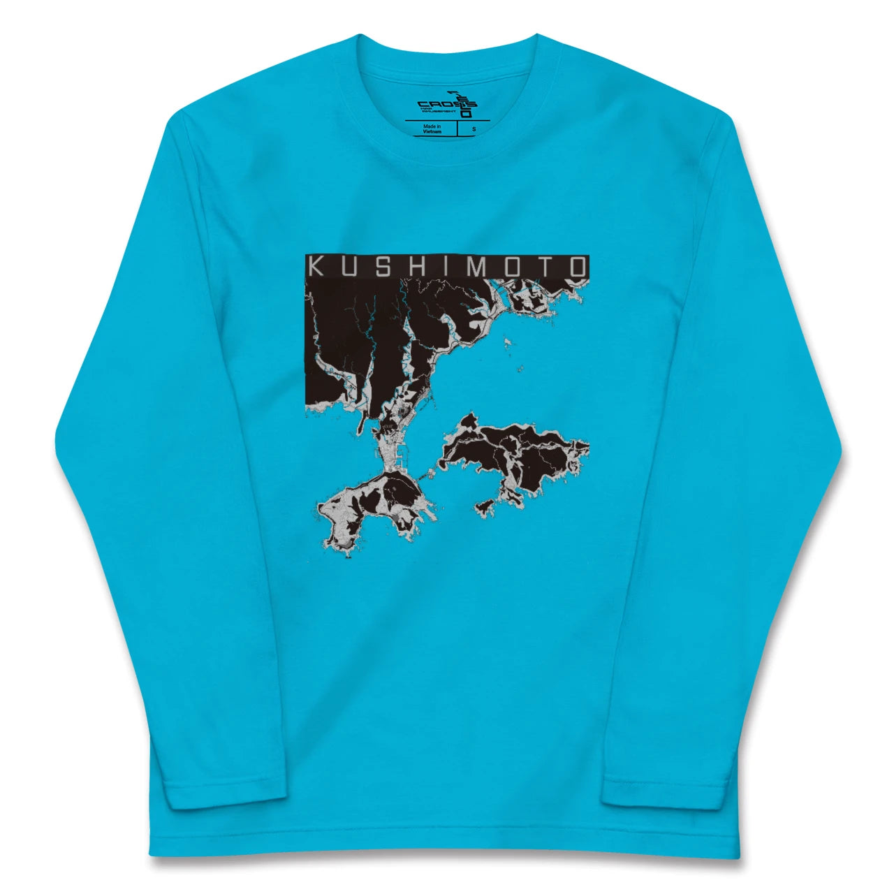 【串本(和歌山県)】地図柄ロングスリーブTシャツ