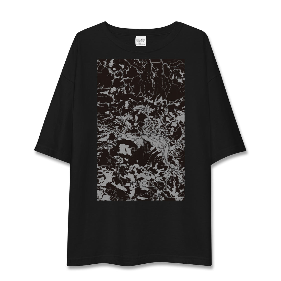 【玖珠(大分県)】地図柄ビッグシルエットTシャツ